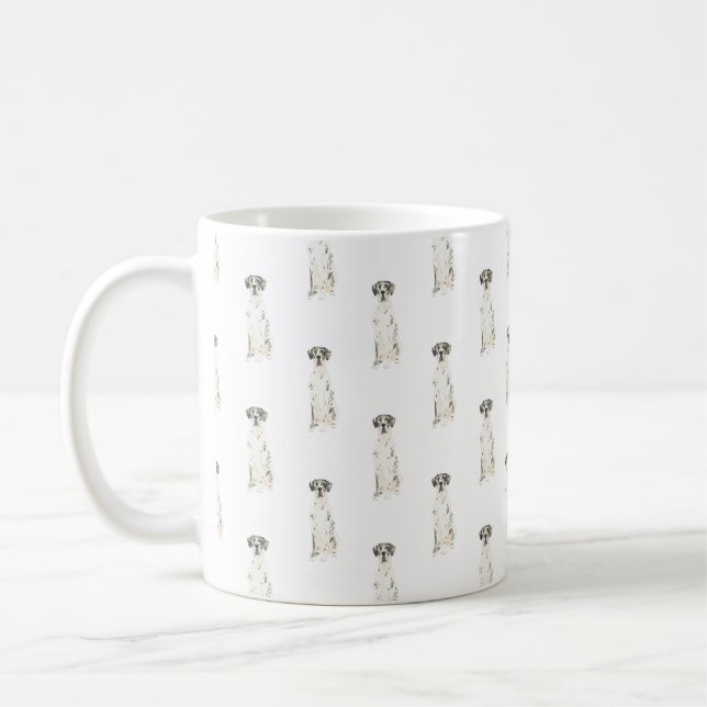 Caneca De Café Great Dane (Harlequin) (Esquerda)