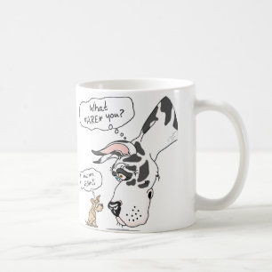 Caneca De Café Great dane & Harlequin da chihuahua
