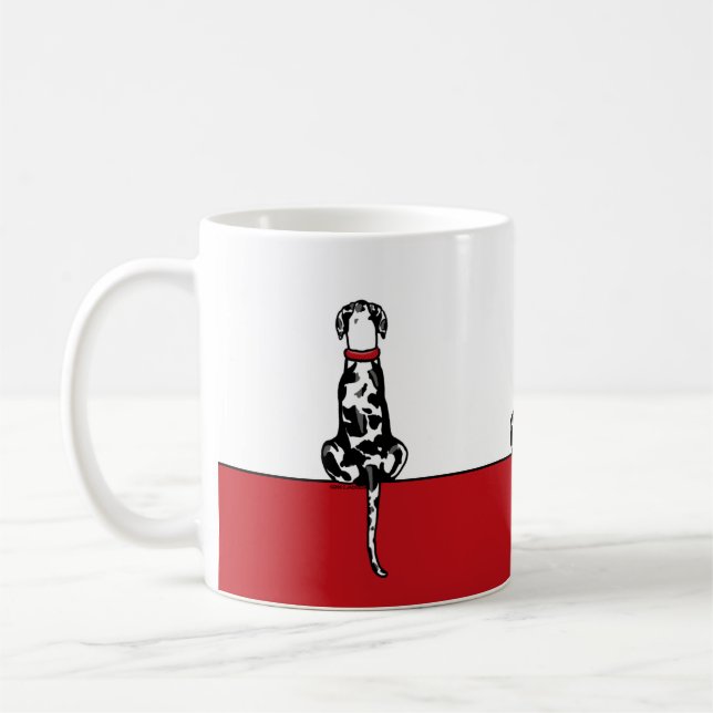 Caneca De Café Great Dane Sit Harle UC (Esquerda)