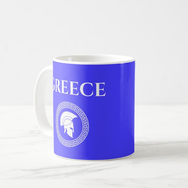 Caneca De Café Grécia Espartana  (Frente Esquerda)