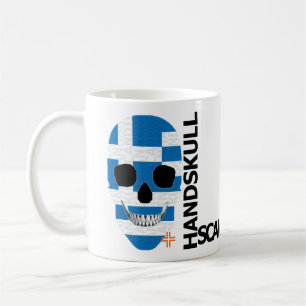 Caneca De Café Grécia HANDSKULL Classic MugO4