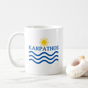 Caneca De Café Grécia KARPATHOS, Ondas Sun