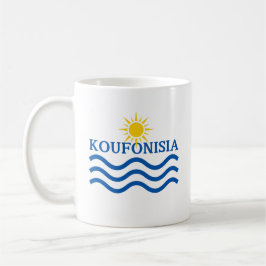 Caneca De Café Grécia KOUFONÍSIA, Ondas Sun
