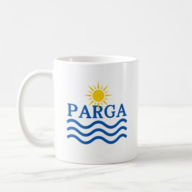 Caneca De Café GRÉCIA PARGA, ondas Sun (Esquerda)