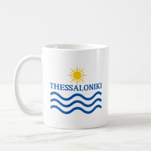 Caneca De Café GRÉCIA SALÓNICA, Ondas Sun
