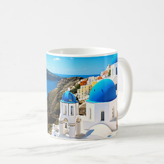 Caneca De Café Grécia Santorini