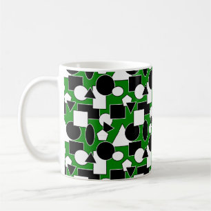 Caneca De Café Green Bauhaus Collage