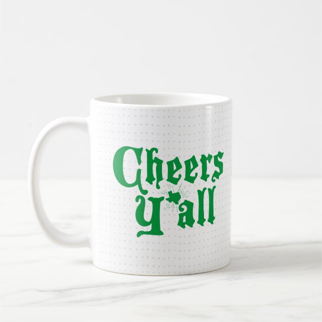 Caneca De Café Green Cheers Y Coffee Mug (Esquerda)