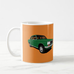 Caneca De Café Green Datsun Bluebird 1600 (510), duas imagens