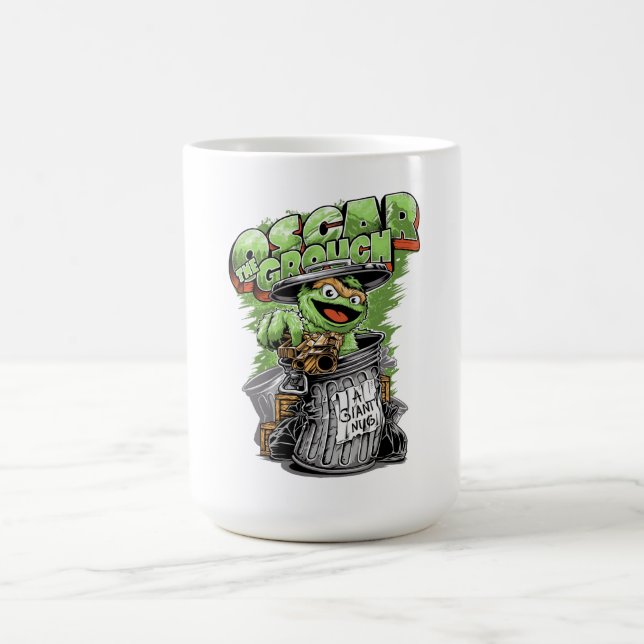Caneca De Café Green Garbage Monster  (Centro)