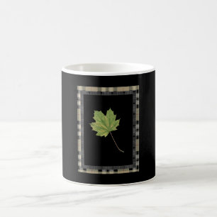 CANECA DE CAFÉ GREEN LEAF MOTIF
