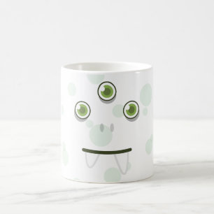 Caneca De Café Green Monster Face