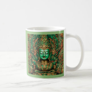 Caneca De Café Green Tara #72 - Shaman Mug Budista