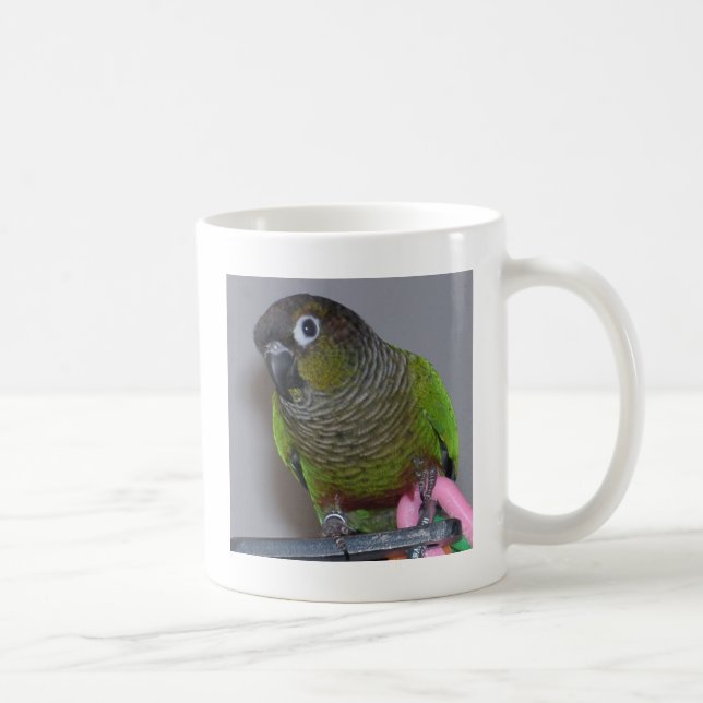Caneca De Café Greencheek adorável Conure (Direita)