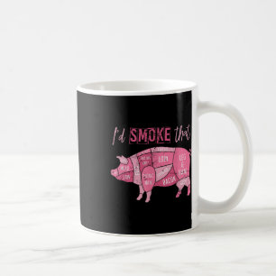 Caneca De Café Grelha de porco fumada Bacon Sobrecarga Engraçado