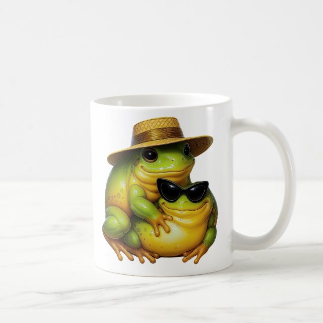 Caneca De Café Grenouille Cool Humour (Direita)