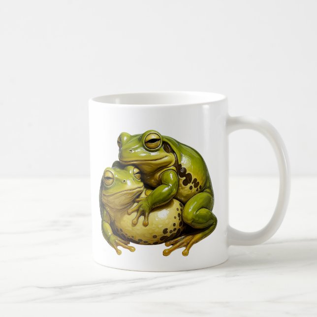 Caneca De Café Grenouilles amoureuses (Direita)