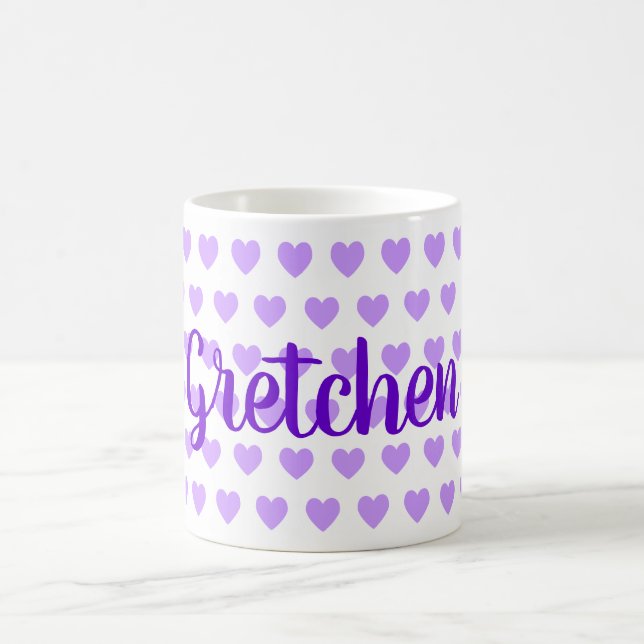 Caneca De Café Gretchen em roxo (Centro)