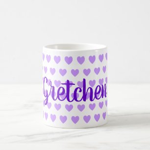 Caneca De Café Gretchen no roxo