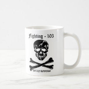 Caneca De Café Greve/esquadrão de lutador VFA-103
