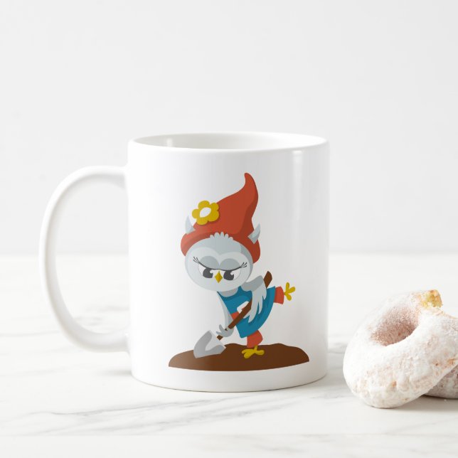 Caneca De Café Greww no jardim (Com Donut)