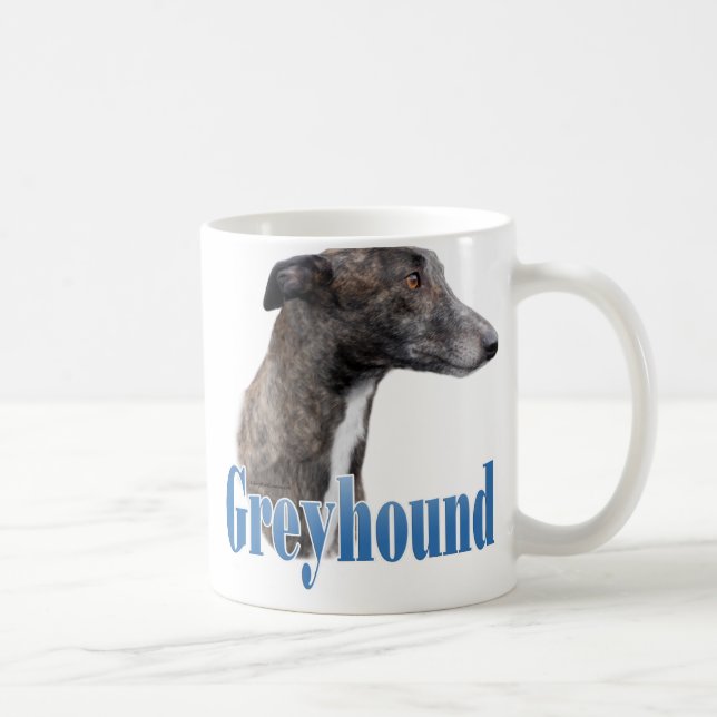 Caneca De Café Greyhound Name Mug (Direita)