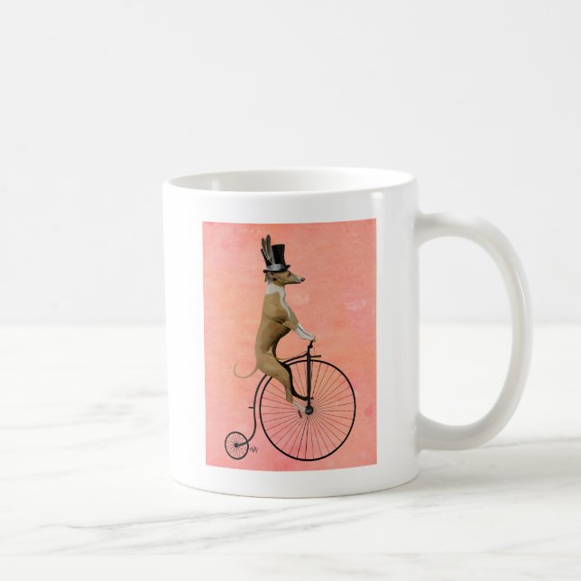 Caneca De Café Greyhound no Black Penny Farthing (Direita)