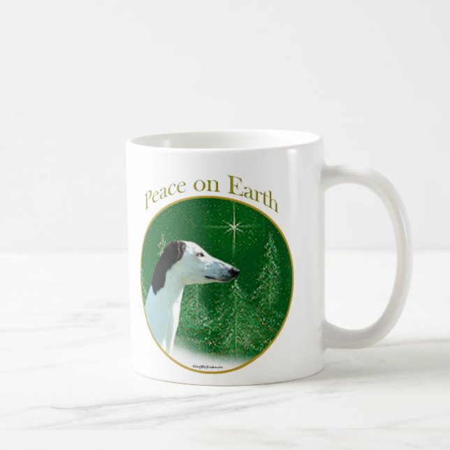 Caneca De Café Greyhound Peace (Direita)