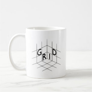 Caneca De Café GRID Coffee Mug