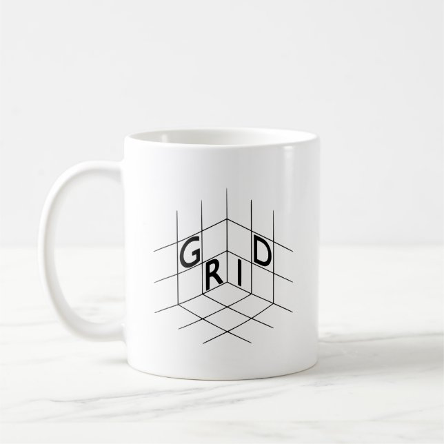 Caneca De Café GRID Coffee Mug (Esquerda)