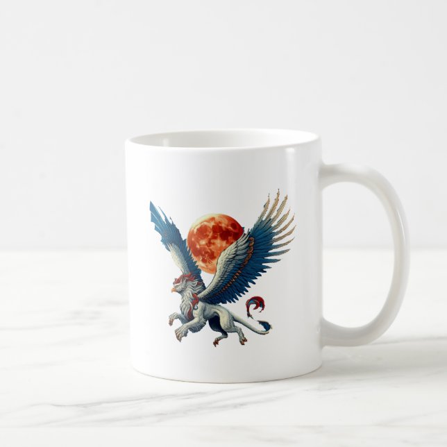 Caneca De Café Griffin e Lua (Direita)