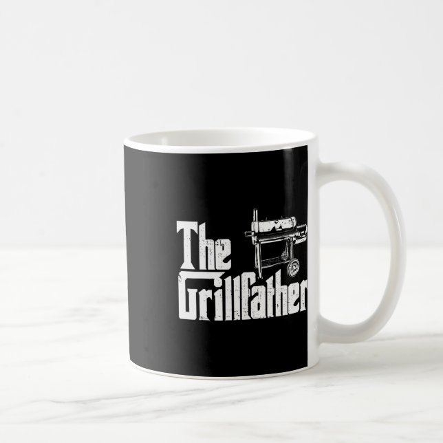 Caneca De Café Grilling Smoker And Grill Chef Grillfather Grilled (Direita)