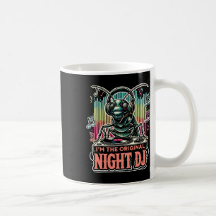 Caneca De Café Grilo Divertido Eu Sou O Dj Da Noite Original