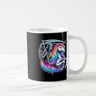 Caneca De Café Grim Reaper Dirigindo Pastel Gótico Engraçado do U