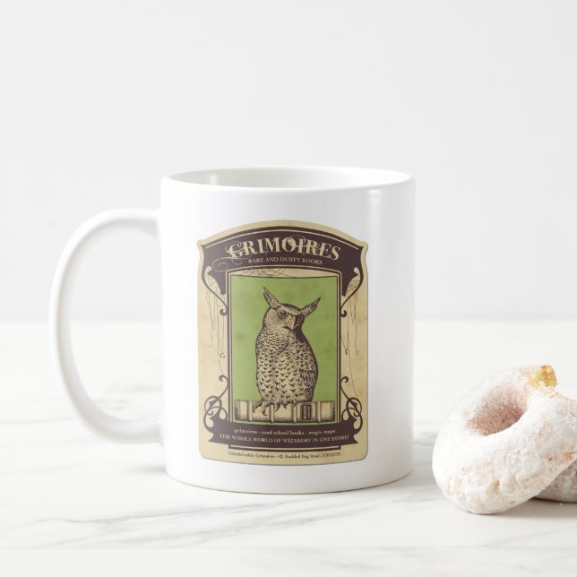 Caneca De Café Grimoires Owl Mug (Com Donut)