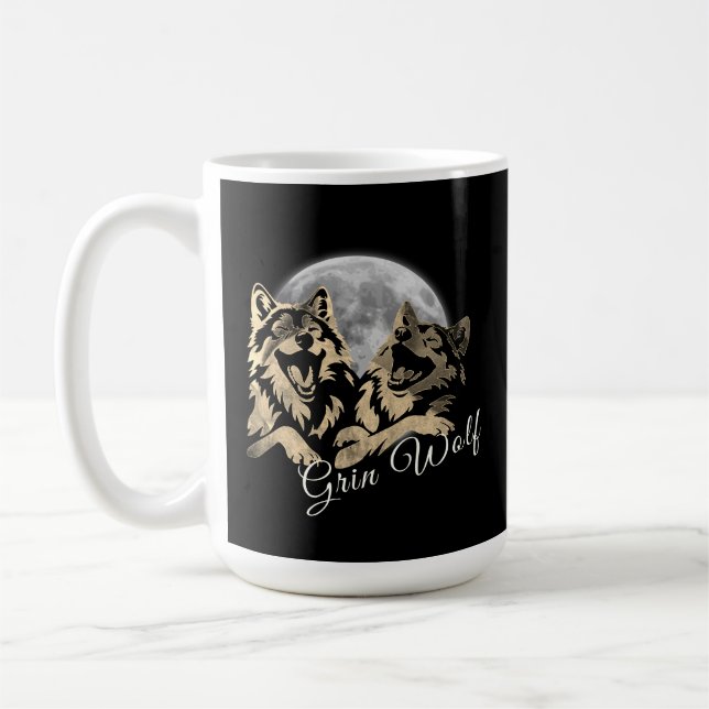 Caneca De Café Grin Wolf Mug (Esquerda)