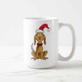 Caneca De Café Grinch Clássico | Max - Chapéu de Papai Noel