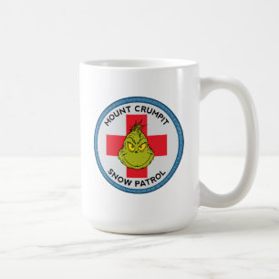 Caneca De Café Grinch Patrulha de Neve do Mt. Crumpit
