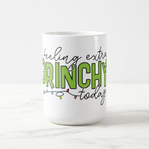 Caneca De Café Grinch Sentindo-me Extra Grinchoso Hoje 4