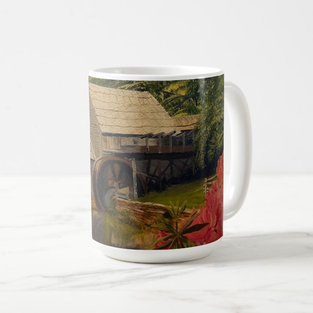Caneca De Café Gristmill, por Gary Poling Coffee Mug (Frente Esquerda)