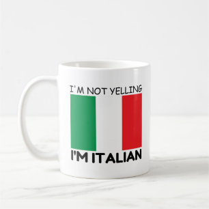 CANECA DE CAFÉ GRITANDO EM ITALIANO