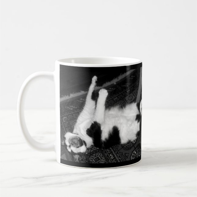 Caneca De Café Gritando Gatos (Esquerda)