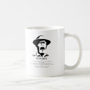 Caneca De Café gritante com definição