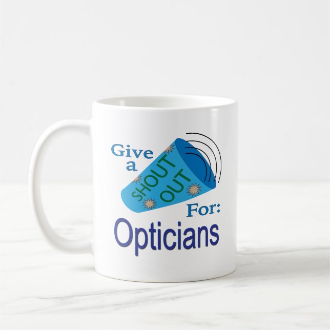 Caneca De Café Gritar por Óticos (Esquerda)