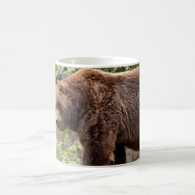 Caneca De Café grizzly-bear-001 (Centro)