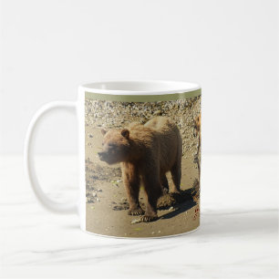 Caneca De Café Grizzly Bears Willife Art Coffee Mug