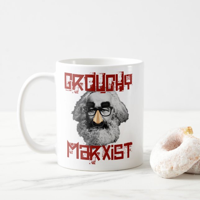 Caneca De Café Grochy Marxist (Com Donut)