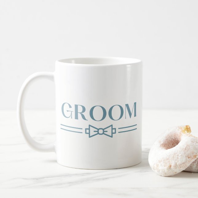 Caneca De Café Groom (Com Donut)