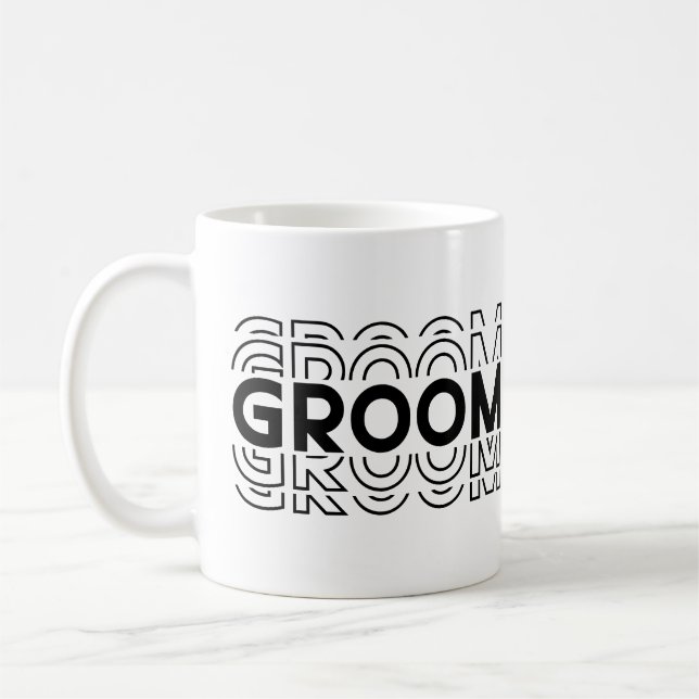 Caneca De Café Groom  (Esquerda)