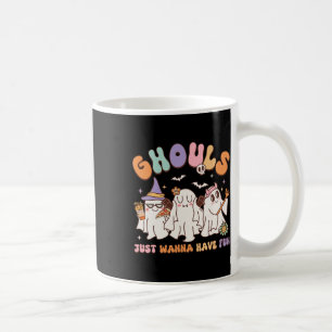 Caneca De Café Grooveen Halloween Ghouls Só Quer Divertir-Se Danç